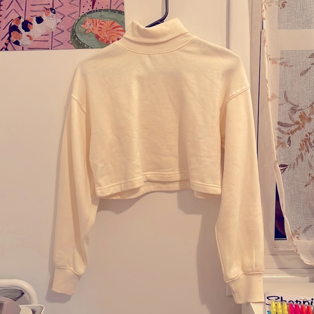 Cropped turtle neck
